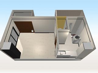 3D間取り図