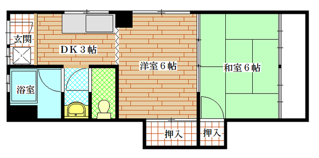 楠木ビル　301　元間取り.jpg