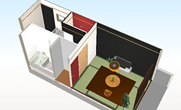 3D間取り図