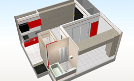 3D間取り図