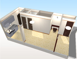 3D間取り図